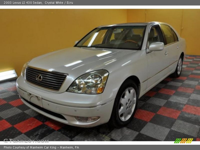 Crystal White / Ecru 2003 Lexus LS 430 Sedan