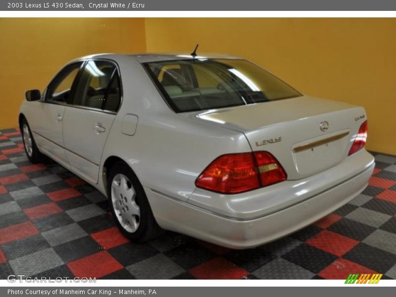 Crystal White / Ecru 2003 Lexus LS 430 Sedan