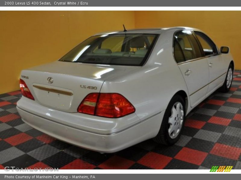 Crystal White / Ecru 2003 Lexus LS 430 Sedan