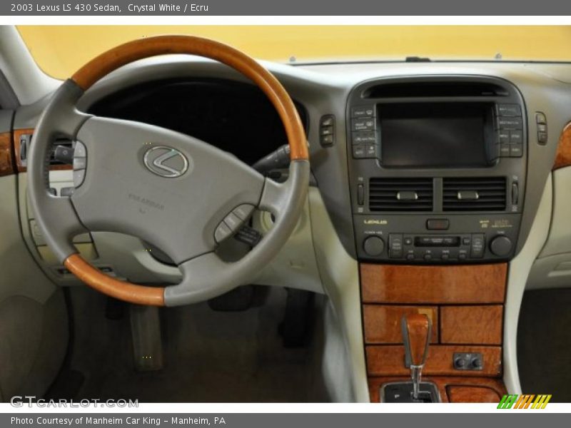 Crystal White / Ecru 2003 Lexus LS 430 Sedan