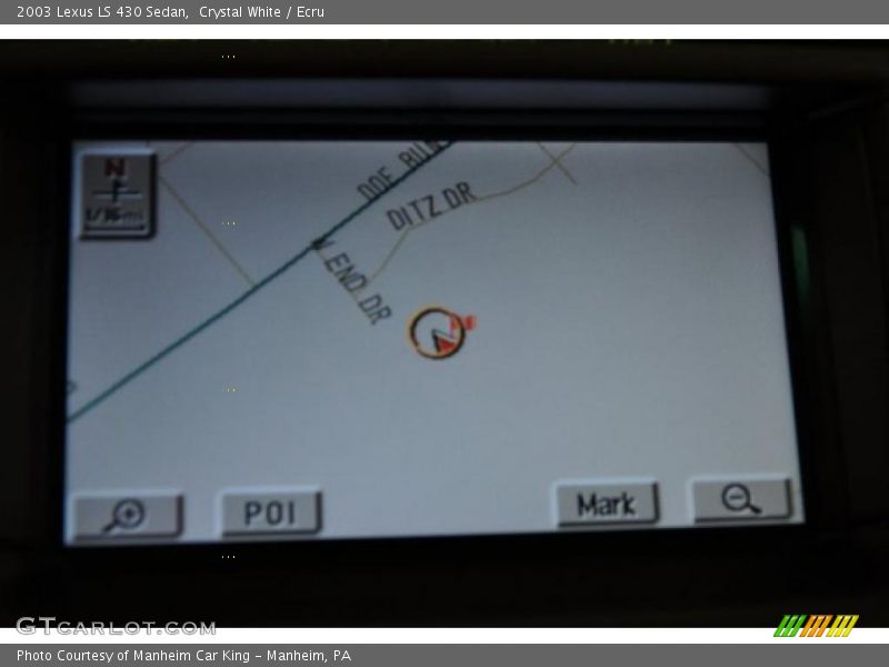 Crystal White / Ecru 2003 Lexus LS 430 Sedan