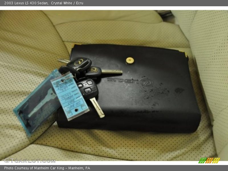 Crystal White / Ecru 2003 Lexus LS 430 Sedan