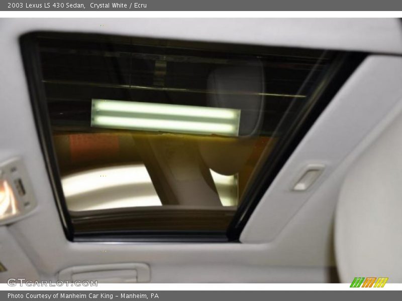 Crystal White / Ecru 2003 Lexus LS 430 Sedan