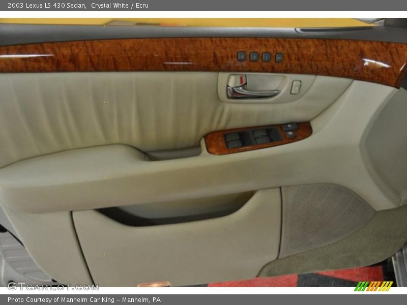 Crystal White / Ecru 2003 Lexus LS 430 Sedan