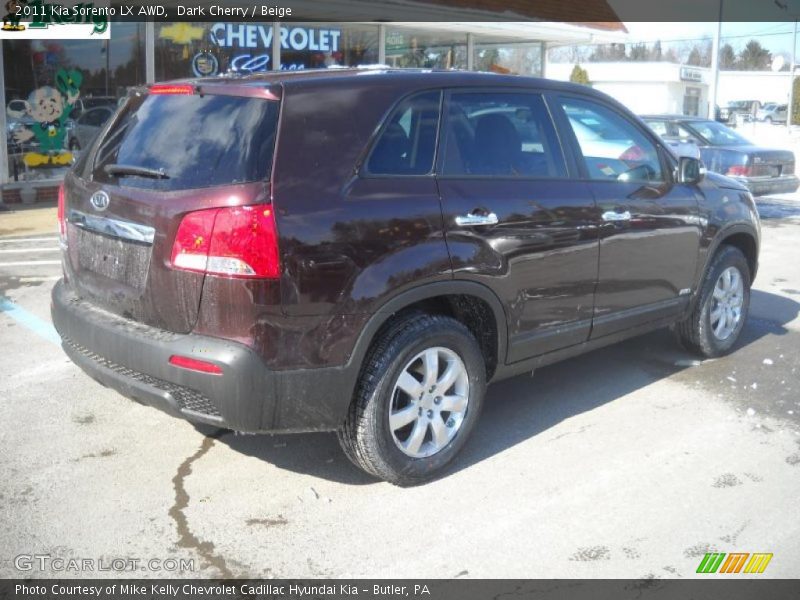  2011 Sorento LX AWD Dark Cherry