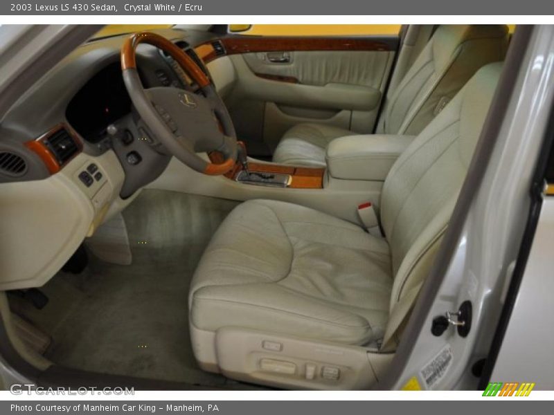 Crystal White / Ecru 2003 Lexus LS 430 Sedan