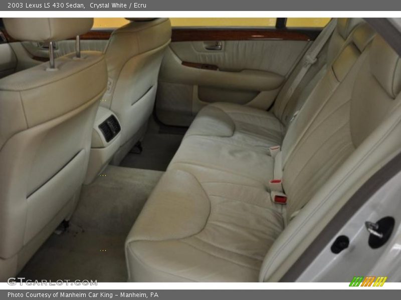 Crystal White / Ecru 2003 Lexus LS 430 Sedan