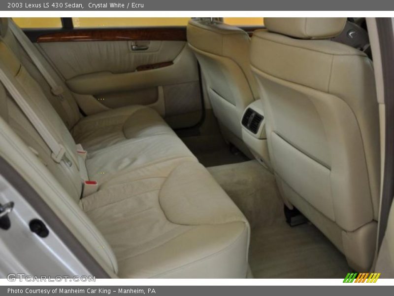Crystal White / Ecru 2003 Lexus LS 430 Sedan