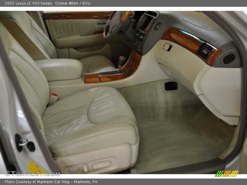 Crystal White / Ecru 2003 Lexus LS 430 Sedan