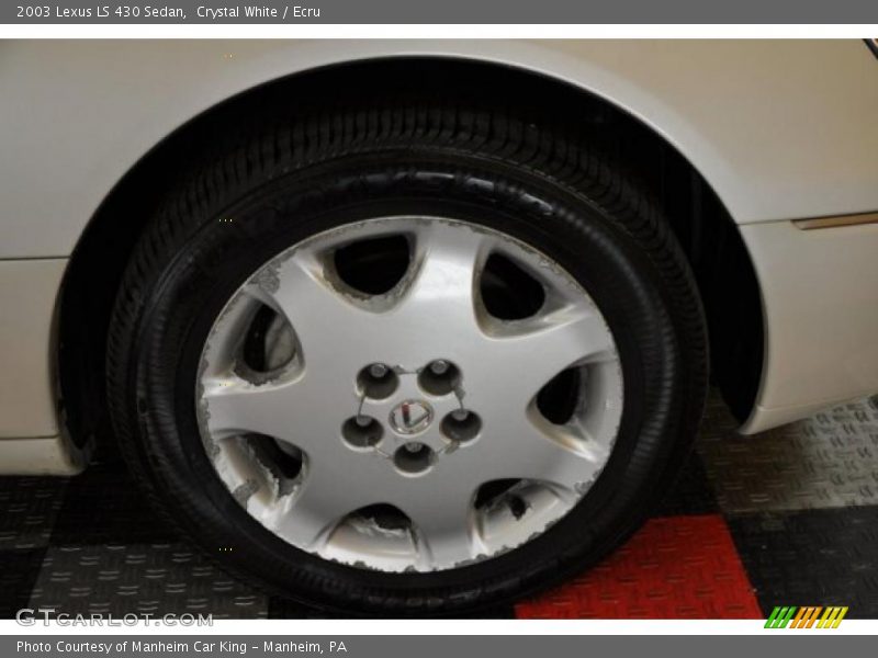 Crystal White / Ecru 2003 Lexus LS 430 Sedan