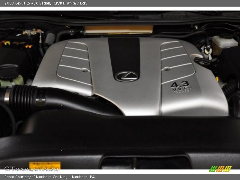 Crystal White / Ecru 2003 Lexus LS 430 Sedan