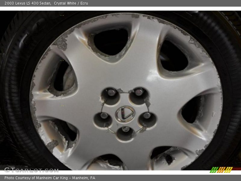 Crystal White / Ecru 2003 Lexus LS 430 Sedan