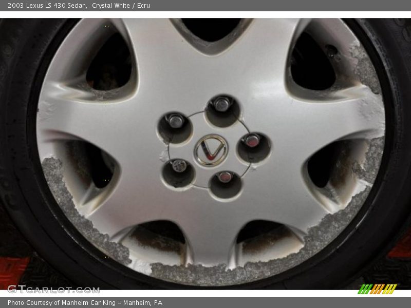 Crystal White / Ecru 2003 Lexus LS 430 Sedan