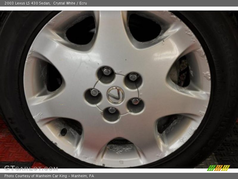 Crystal White / Ecru 2003 Lexus LS 430 Sedan