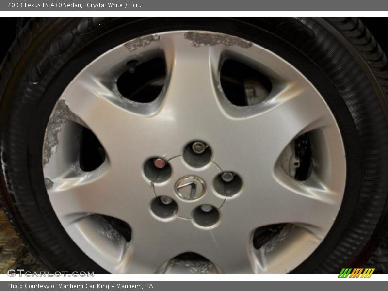 Crystal White / Ecru 2003 Lexus LS 430 Sedan