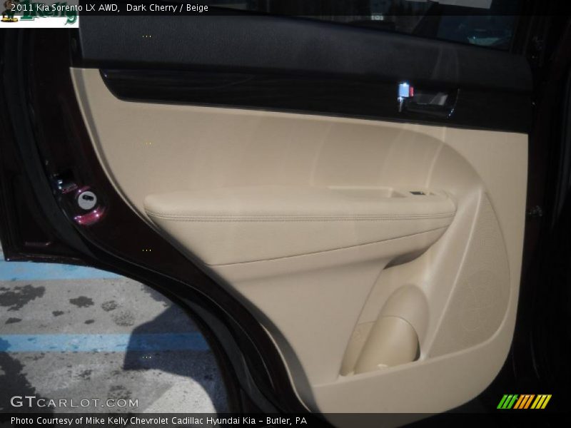 Dark Cherry / Beige 2011 Kia Sorento LX AWD
