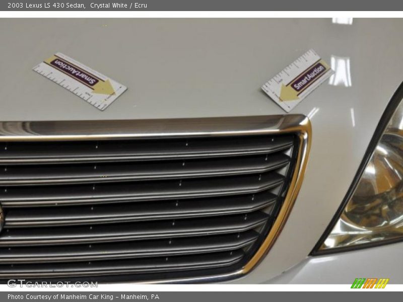Crystal White / Ecru 2003 Lexus LS 430 Sedan