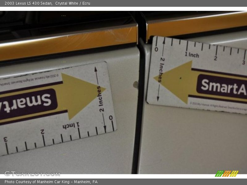 Crystal White / Ecru 2003 Lexus LS 430 Sedan