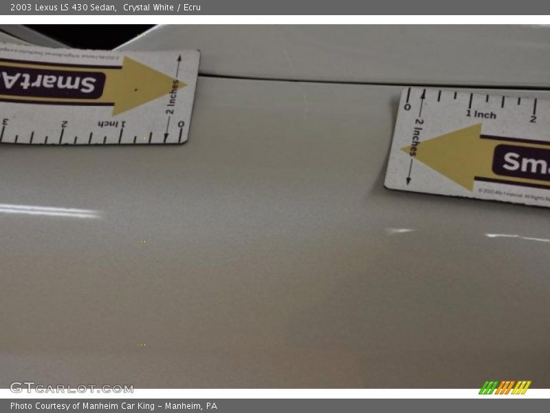Crystal White / Ecru 2003 Lexus LS 430 Sedan