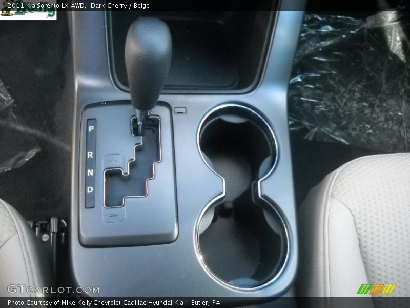 Dark Cherry / Beige 2011 Kia Sorento LX AWD