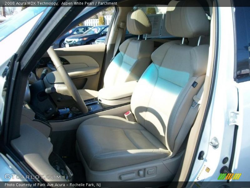 Aspen White Pearl / Parchment 2008 Acura MDX Technology