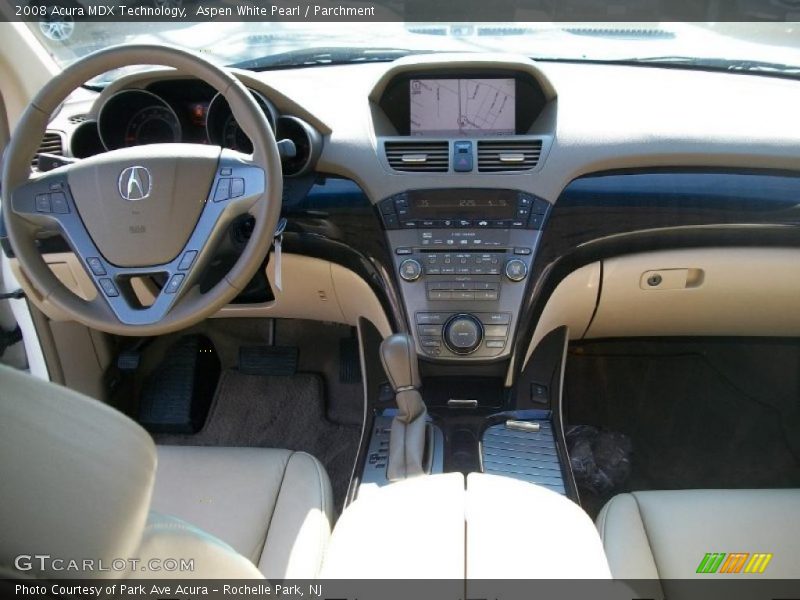 Aspen White Pearl / Parchment 2008 Acura MDX Technology