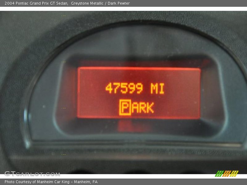 Greystone Metallic / Dark Pewter 2004 Pontiac Grand Prix GT Sedan