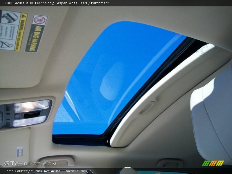 Aspen White Pearl / Parchment 2008 Acura MDX Technology