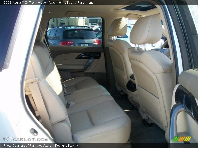 Aspen White Pearl / Parchment 2008 Acura MDX Technology