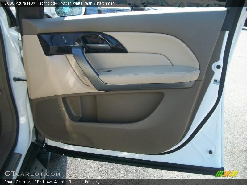 Aspen White Pearl / Parchment 2008 Acura MDX Technology