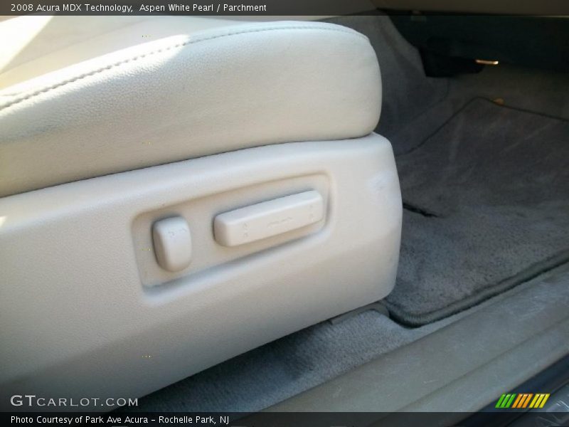 Aspen White Pearl / Parchment 2008 Acura MDX Technology