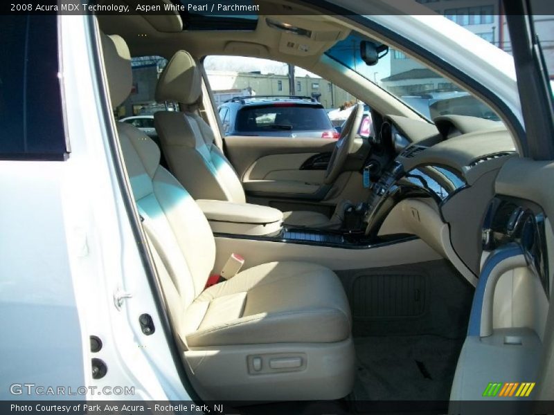 Aspen White Pearl / Parchment 2008 Acura MDX Technology
