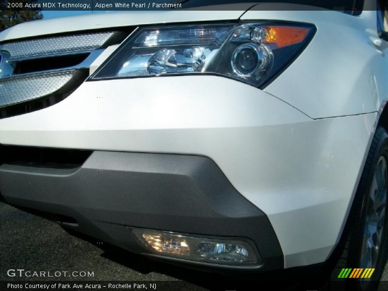 Aspen White Pearl / Parchment 2008 Acura MDX Technology