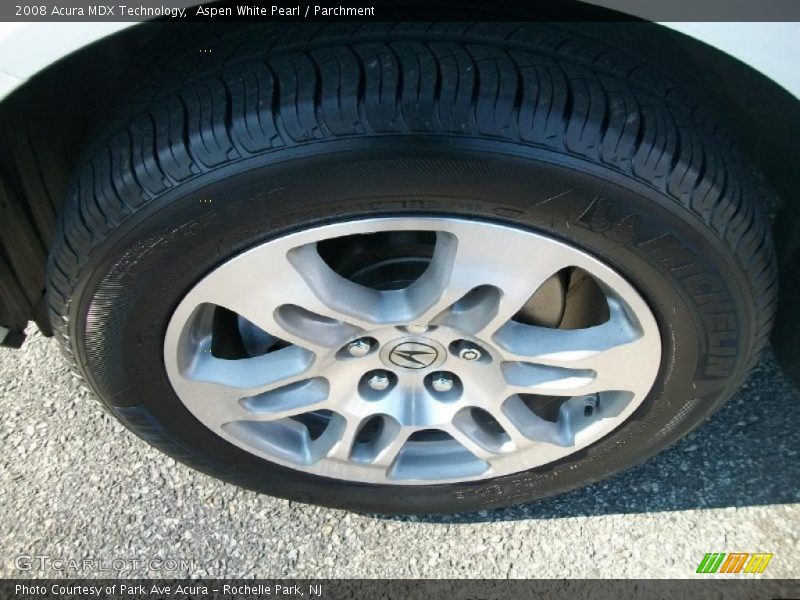 Aspen White Pearl / Parchment 2008 Acura MDX Technology