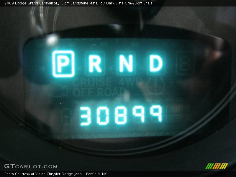 Light Sandstone Metallic / Dark Slate Gray/Light Shale 2009 Dodge Grand Caravan SE