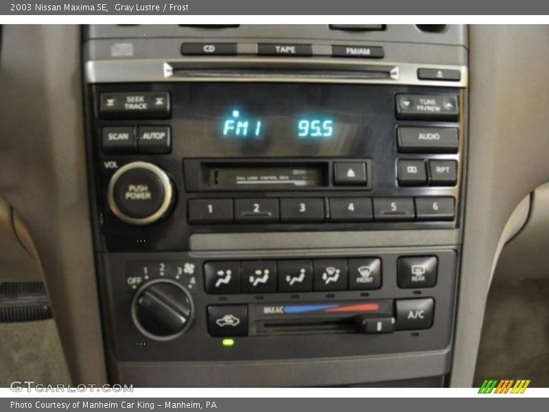 Controls of 2003 Maxima SE