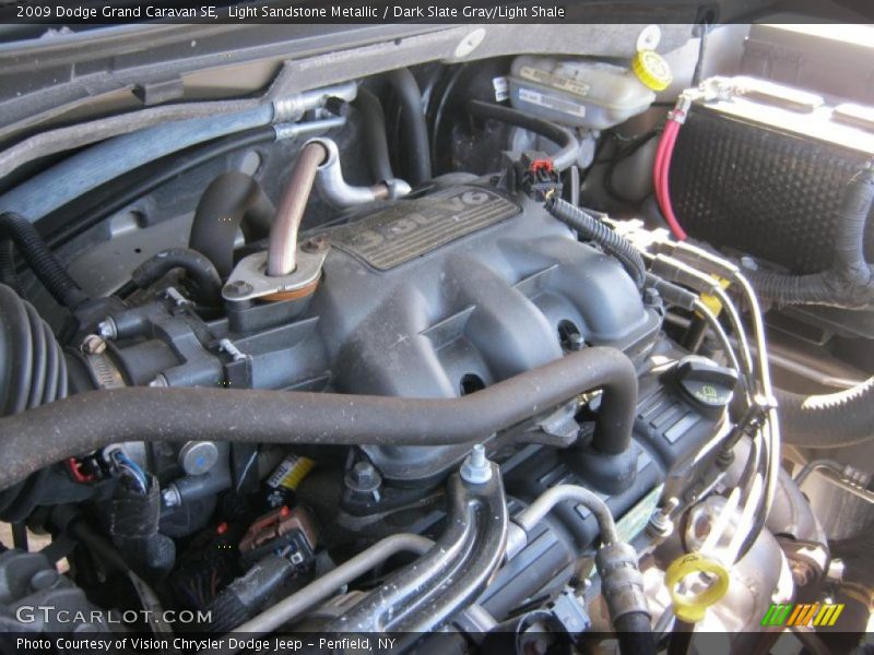 Light Sandstone Metallic / Dark Slate Gray/Light Shale 2009 Dodge Grand Caravan SE