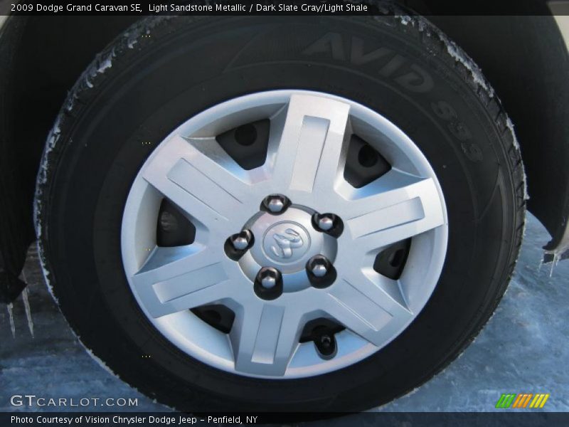 Light Sandstone Metallic / Dark Slate Gray/Light Shale 2009 Dodge Grand Caravan SE