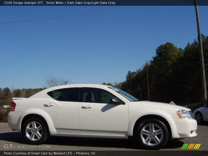 Stone White / Dark Slate Gray/Light Slate Gray 2008 Dodge Avenger SXT