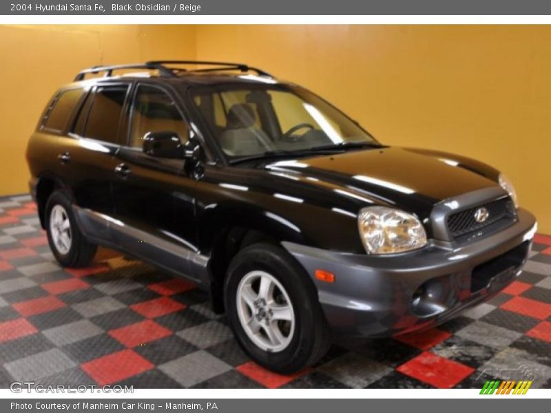 Black Obsidian / Beige 2004 Hyundai Santa Fe