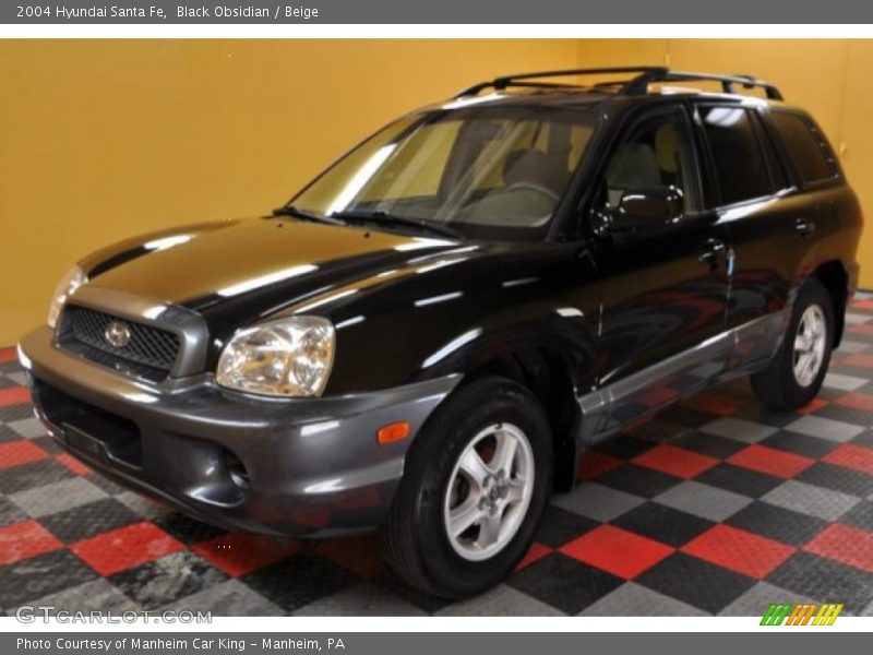 Black Obsidian / Beige 2004 Hyundai Santa Fe