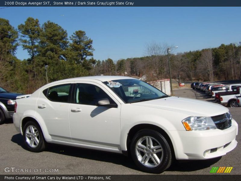 Stone White / Dark Slate Gray/Light Slate Gray 2008 Dodge Avenger SXT