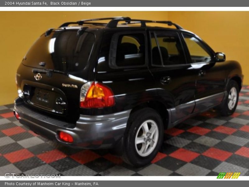 Black Obsidian / Beige 2004 Hyundai Santa Fe