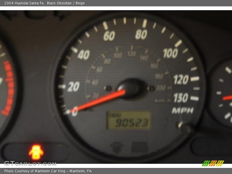 Black Obsidian / Beige 2004 Hyundai Santa Fe