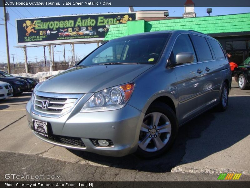 Slate Green Metallic / Olive 2008 Honda Odyssey Touring