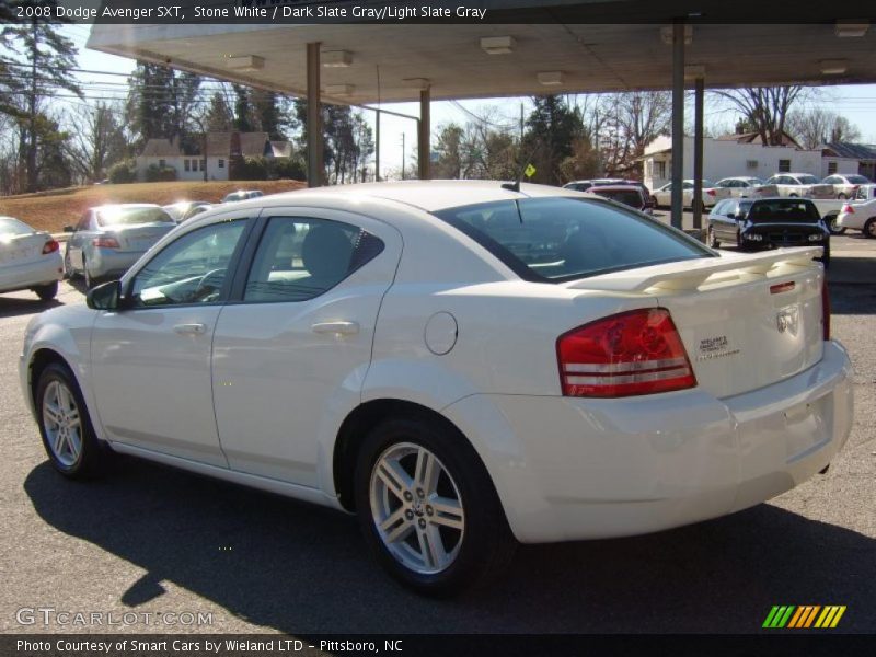 Stone White / Dark Slate Gray/Light Slate Gray 2008 Dodge Avenger SXT