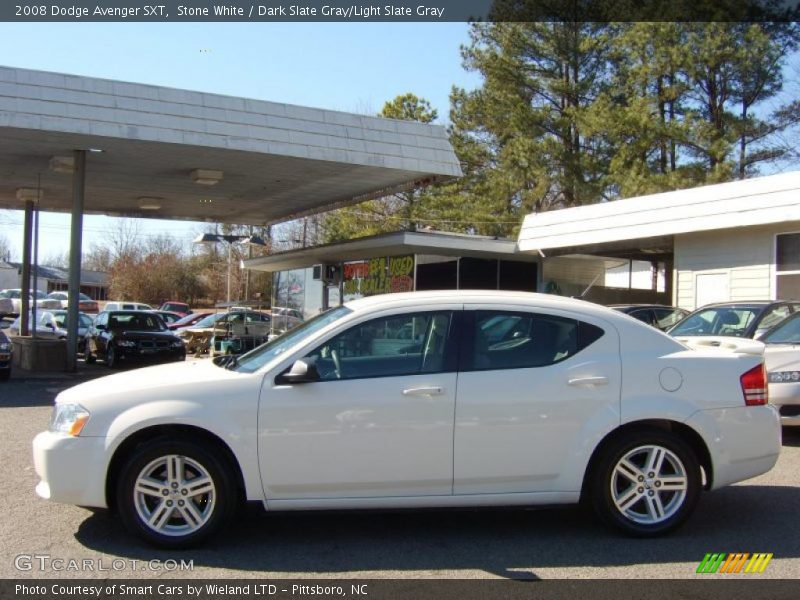 Stone White / Dark Slate Gray/Light Slate Gray 2008 Dodge Avenger SXT