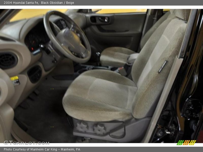Black Obsidian / Beige 2004 Hyundai Santa Fe