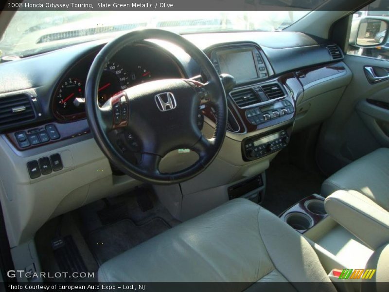 Slate Green Metallic / Olive 2008 Honda Odyssey Touring
