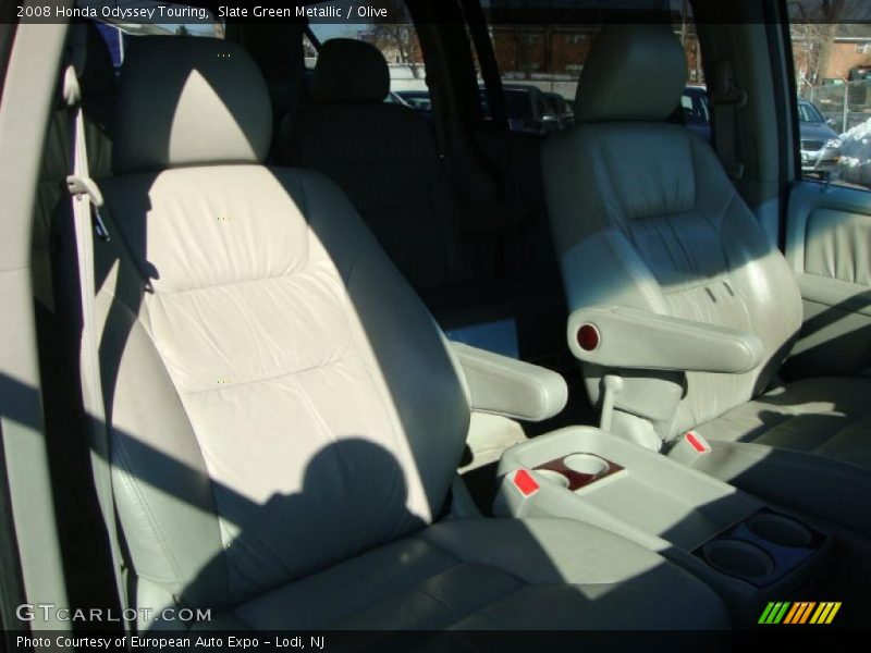 Slate Green Metallic / Olive 2008 Honda Odyssey Touring